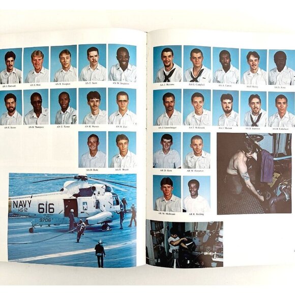 United States Ship America CV-66 1980-81 XL Military Navy HC 1st Edition WHBS - Picture 5 of 7